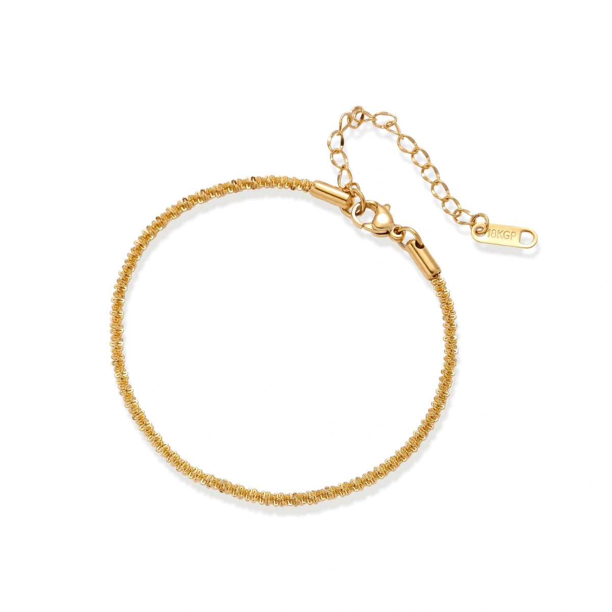 Dainty Chain Bracelet – 18K Gold-Plated