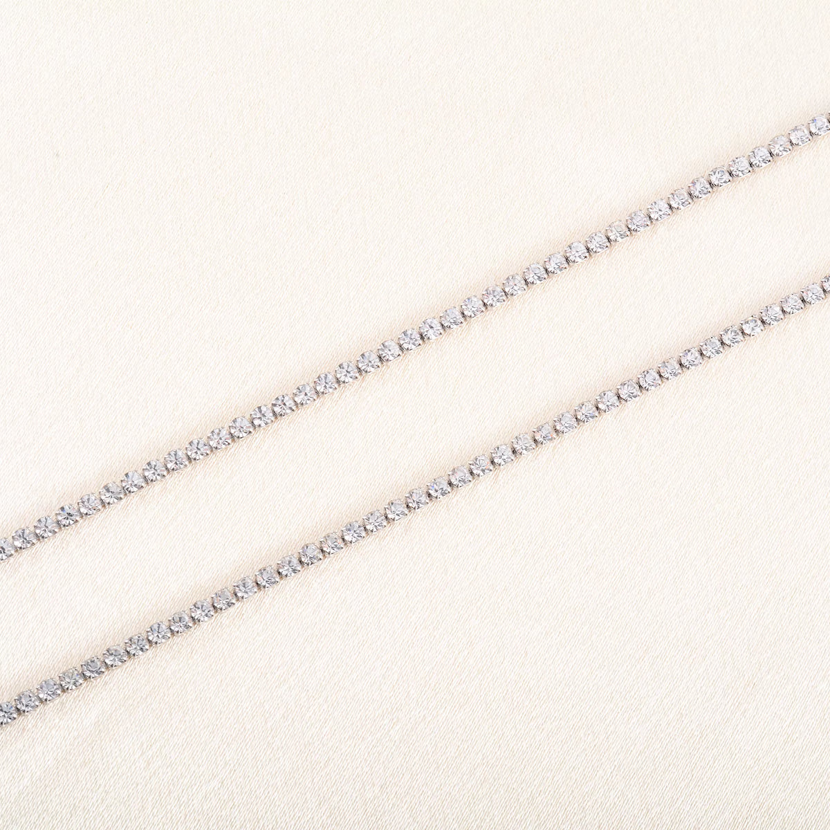Celeste Crystal Tennis Chain Choker