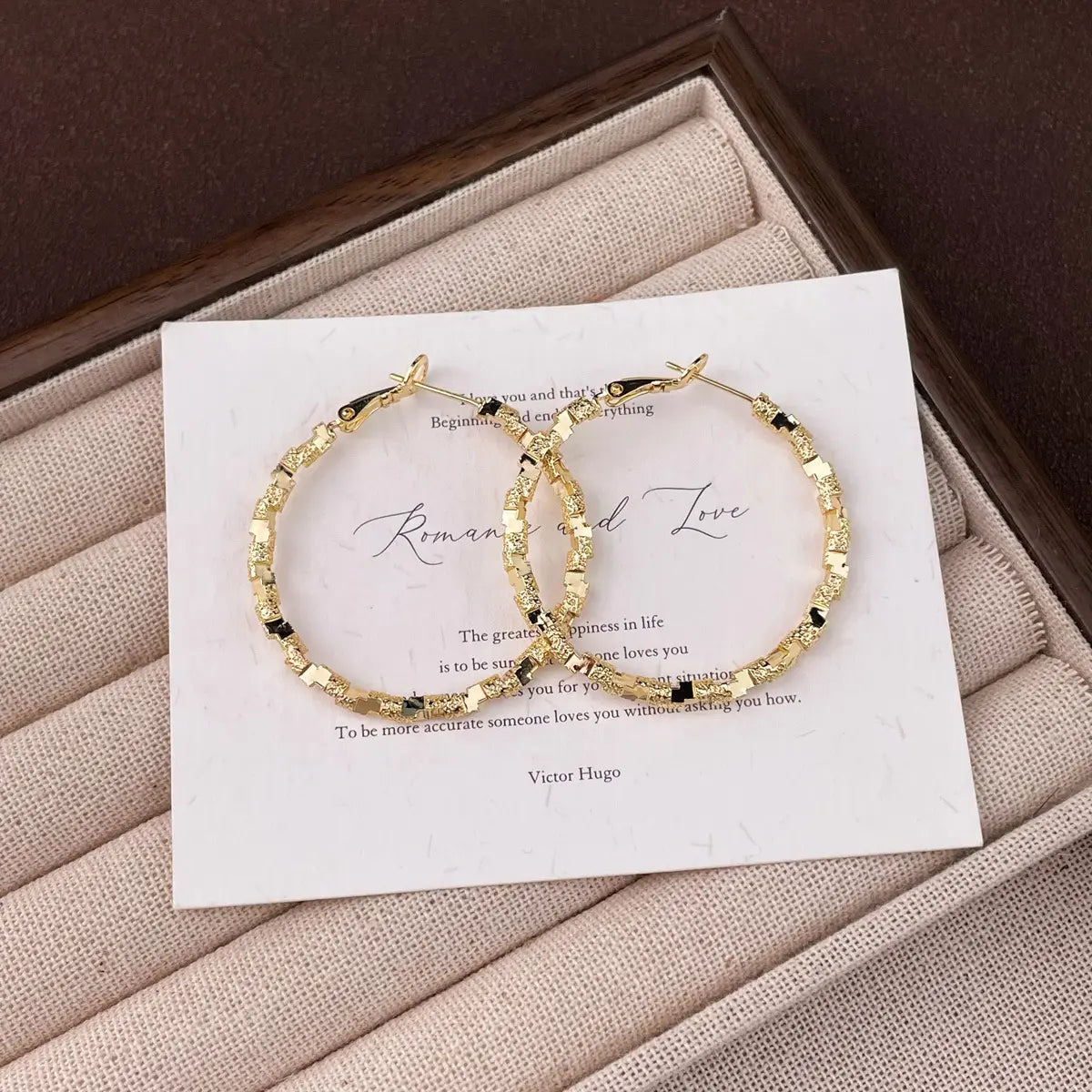 14K Gold Plating Hoop Earrings for Women Hypoallergenic Lightweight,Spicy Accessories, Prom Jewlery,Large Hoop Earring 40MM, Daily Wear Gift for Girlfriend Wife Mom