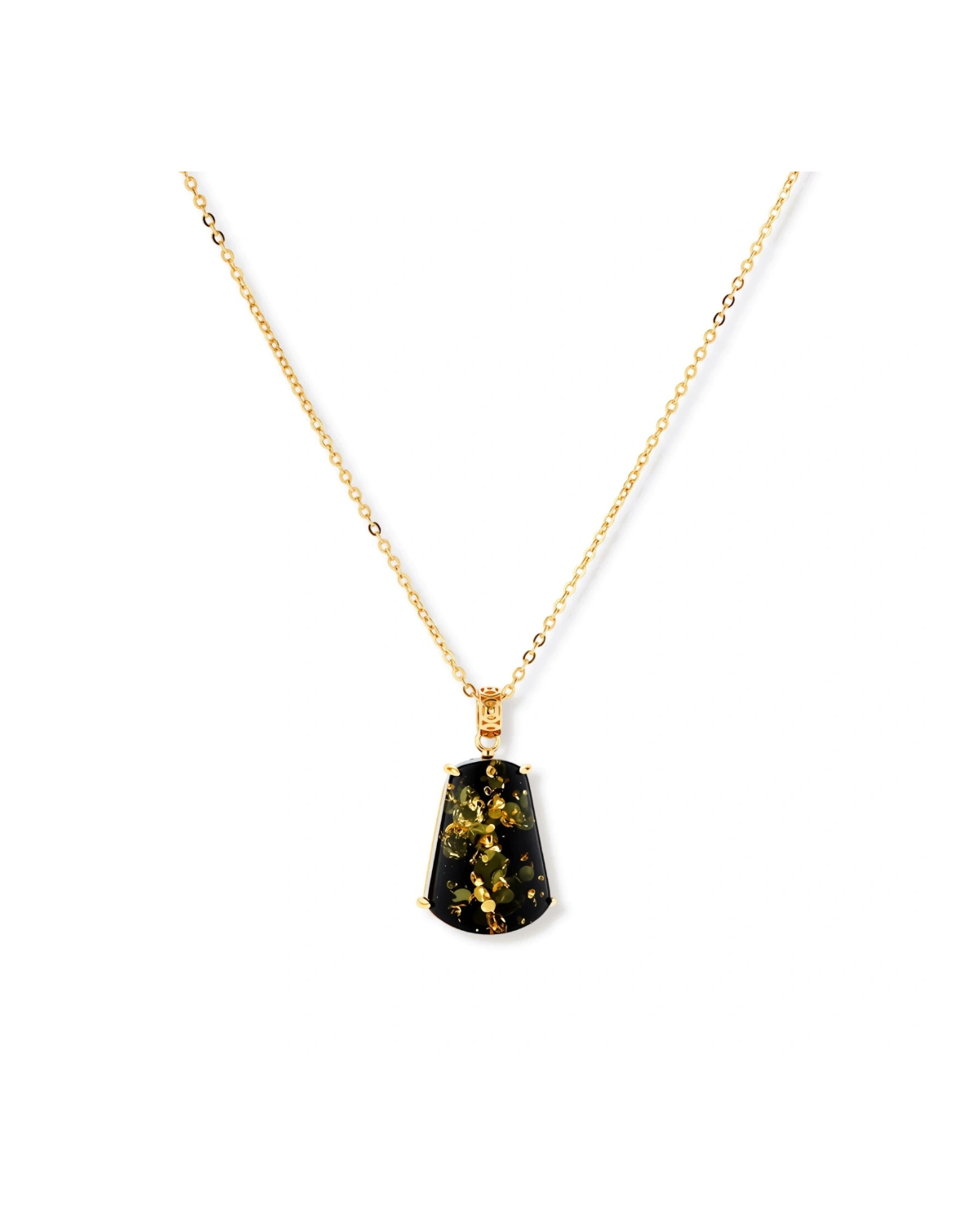 Forest Gold Amber Necklace