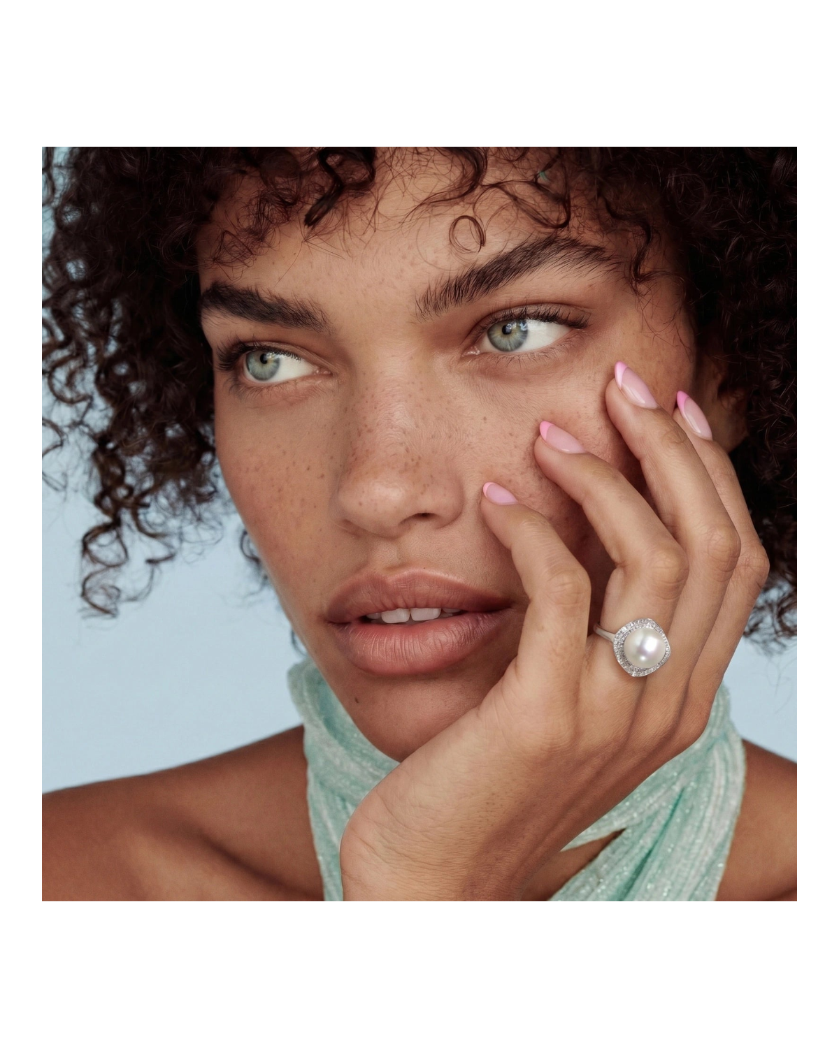 Pearl Halo Dreams Ring