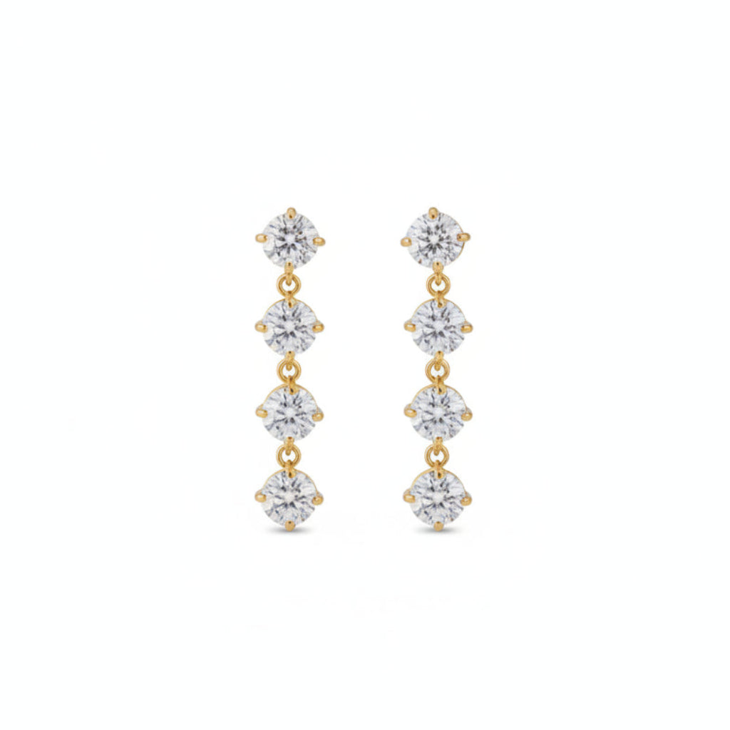 Lueur sparkle tassel earrings