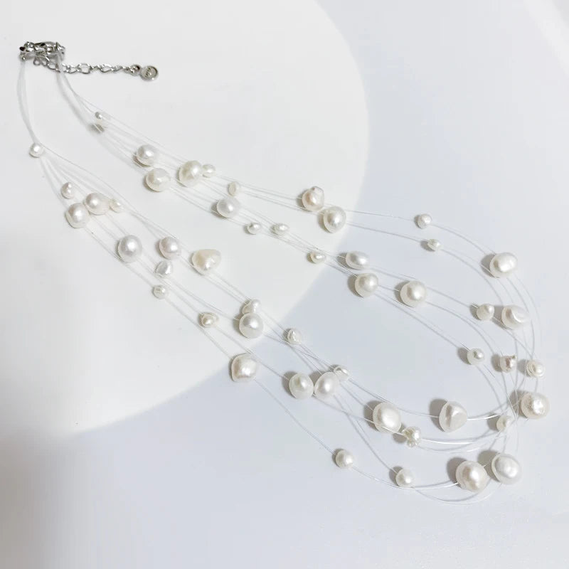 Aurelia Baroque Pearl Drop Necklace
