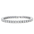 Moissanite Eternity Tennis Bracelet – Sterling Silver
