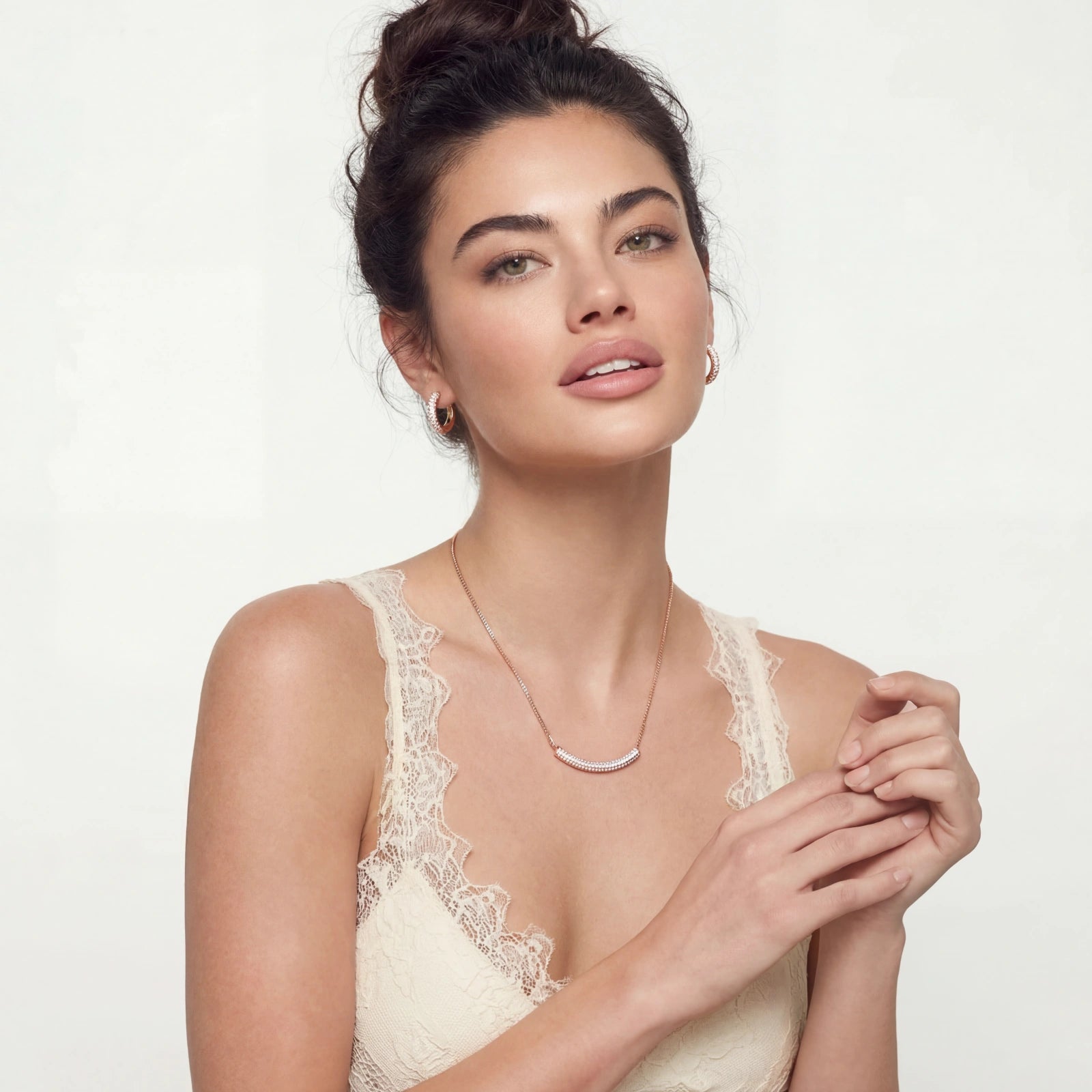 Pink Pavé Jewelry Set