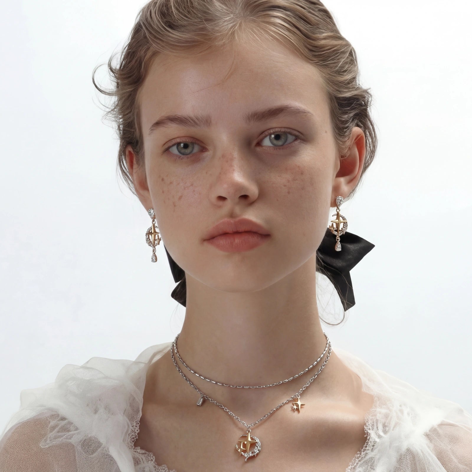 Celestial Star & Moon Jewelry Set