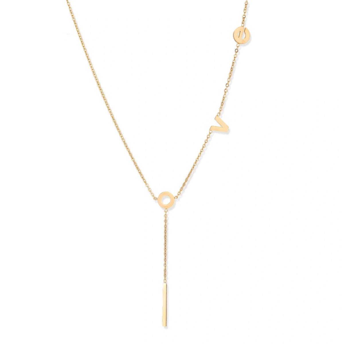 Lariat Y-Necklace – 18K Gold-Plated