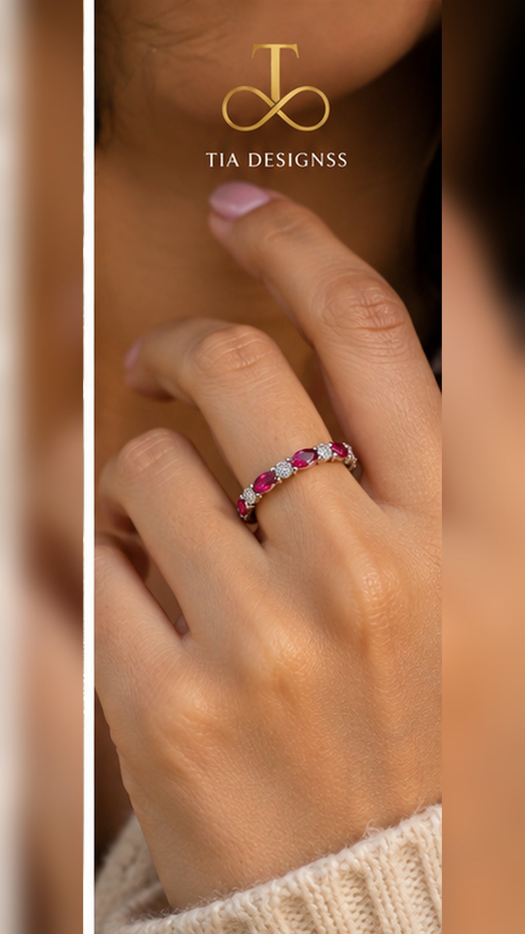 Rouge Eternity Ring