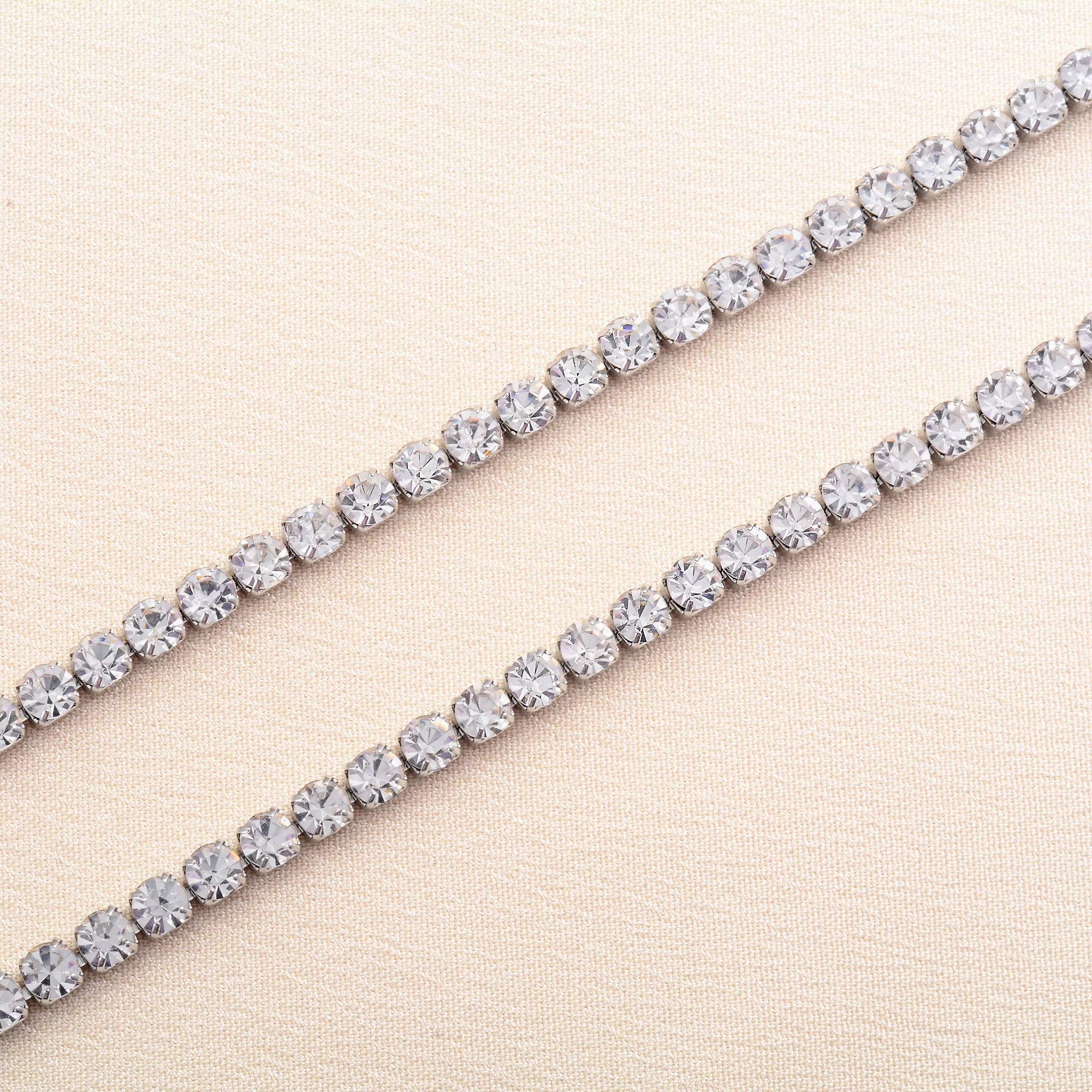 Celeste Crystal Tennis Chain Choker