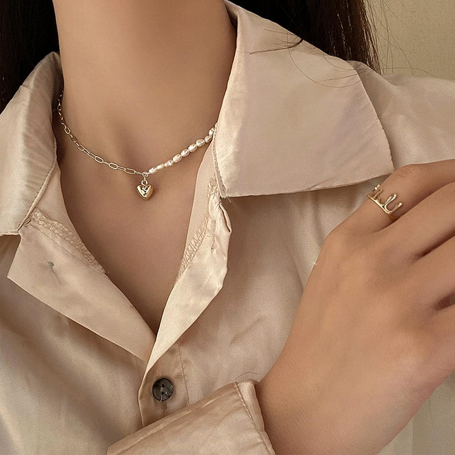 Perle Classic Pearl Choker Necklace