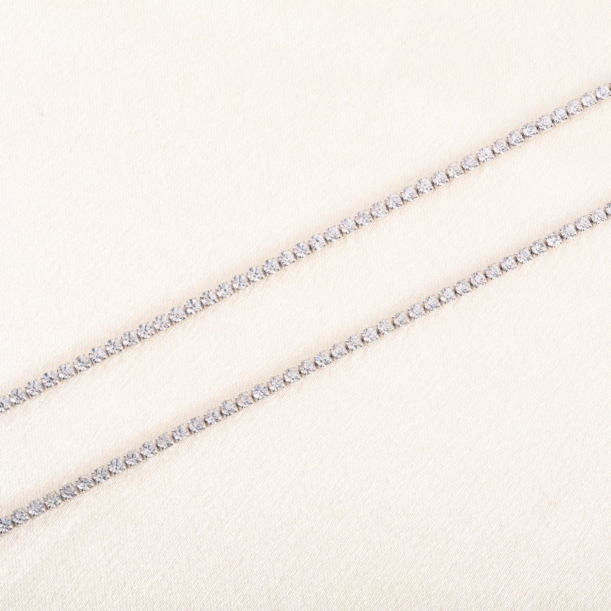 Celeste Crystal Tennis Chain Choker