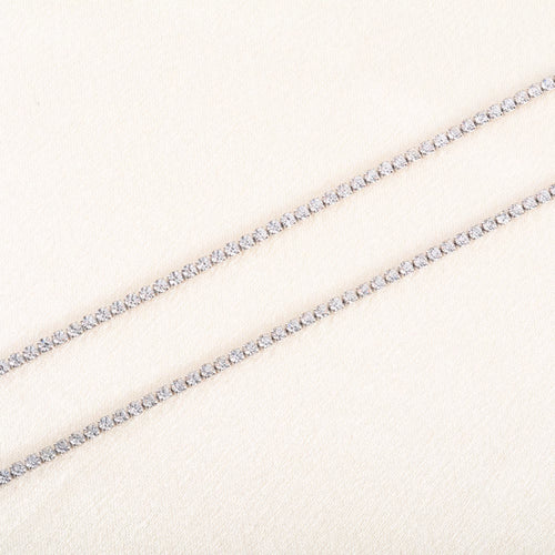 Celeste Crystal Tennis Chain Choker