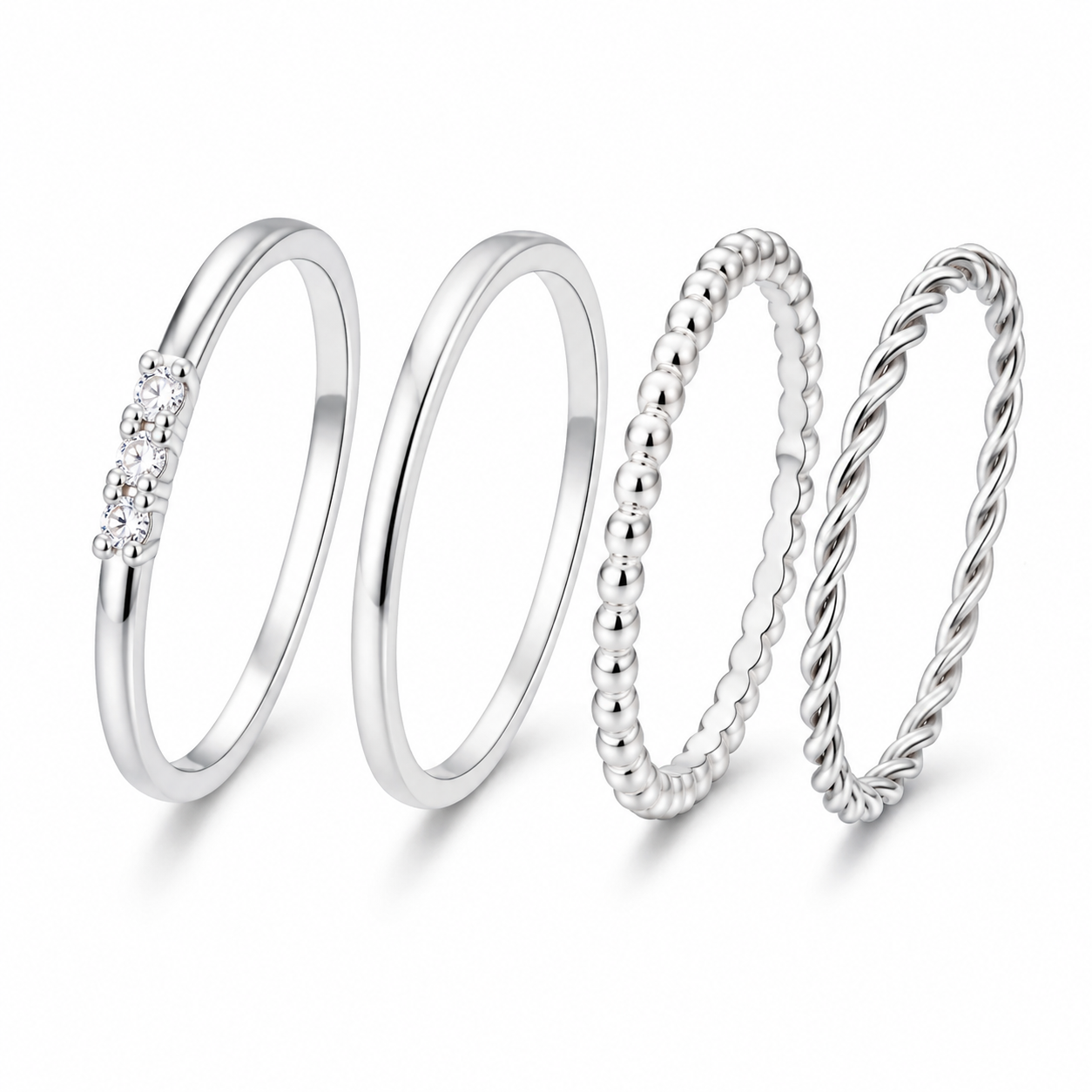 Celeste Stacked Rings