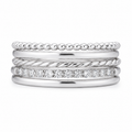 Stackable Ring Set – Silver-Tone