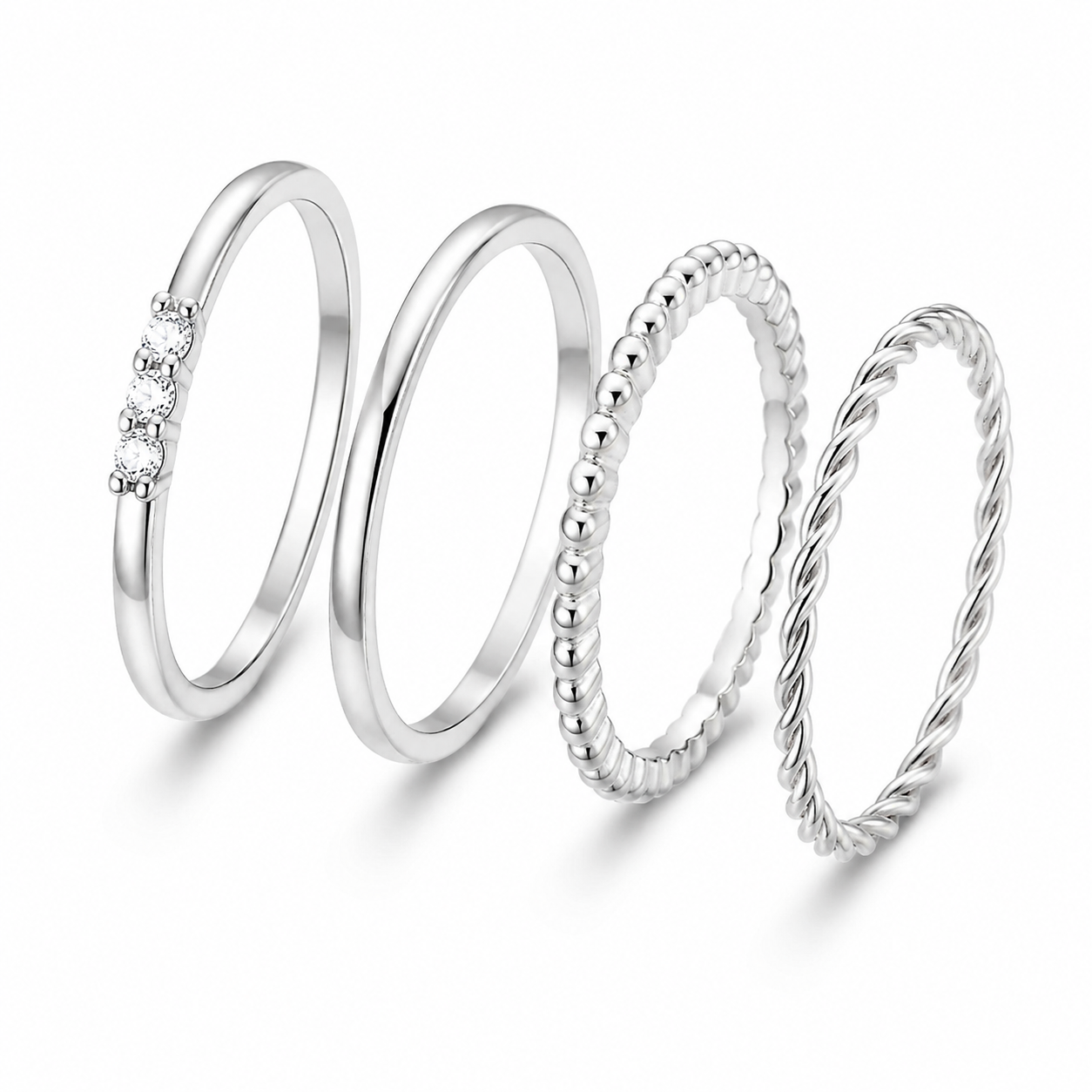 Celeste Stacked Rings