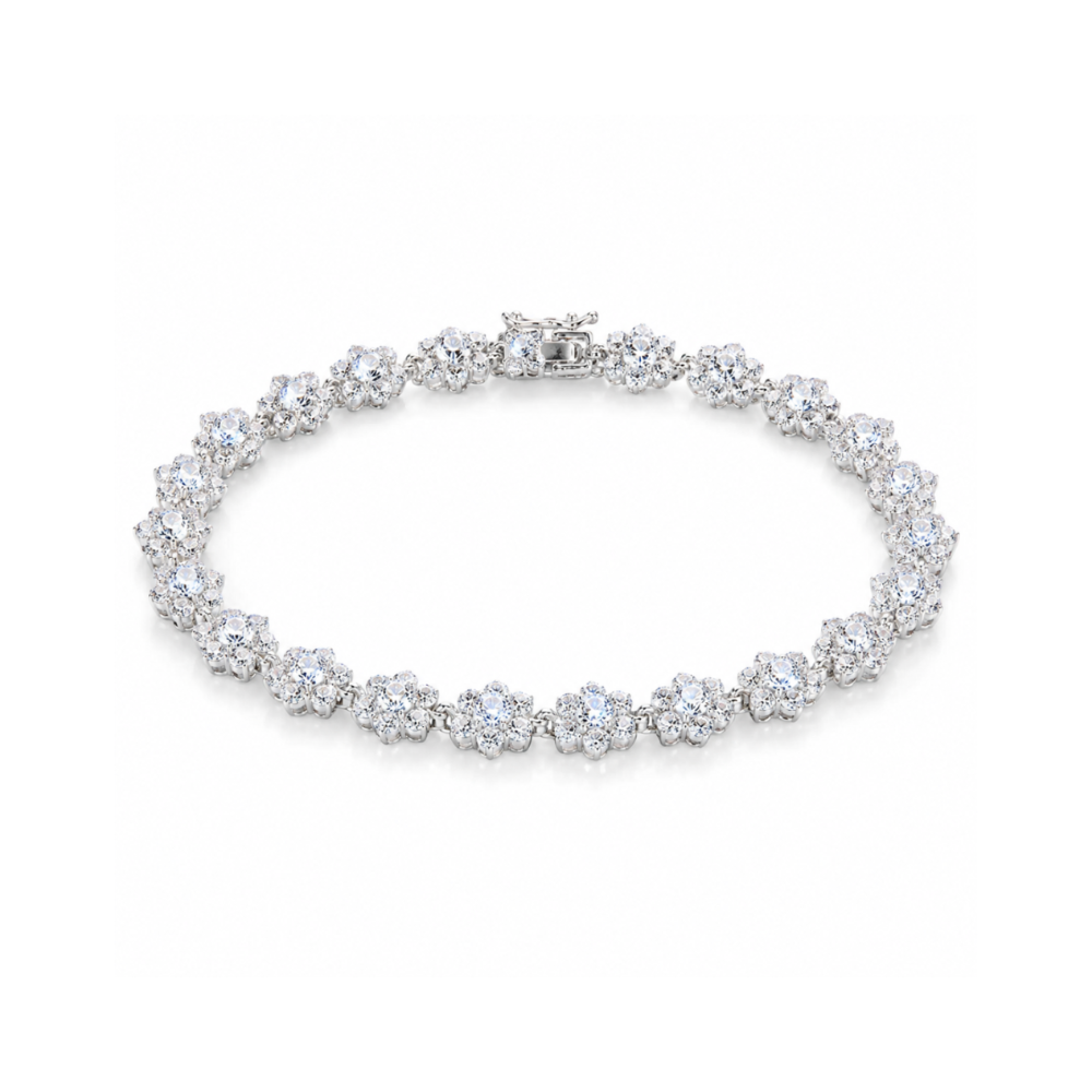 Floralia floral cluster bracelet on a clean background