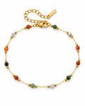 Beaded Bracelet – Gold-Tone 316L Stainless Steel