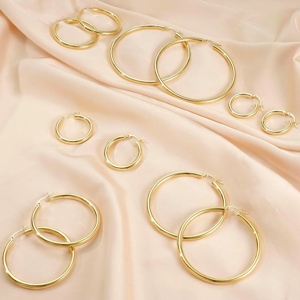 Chunky Tube Hoops