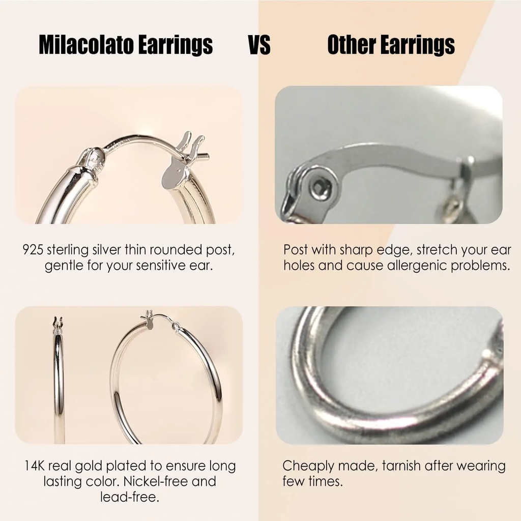 Chunky Tube Hoops