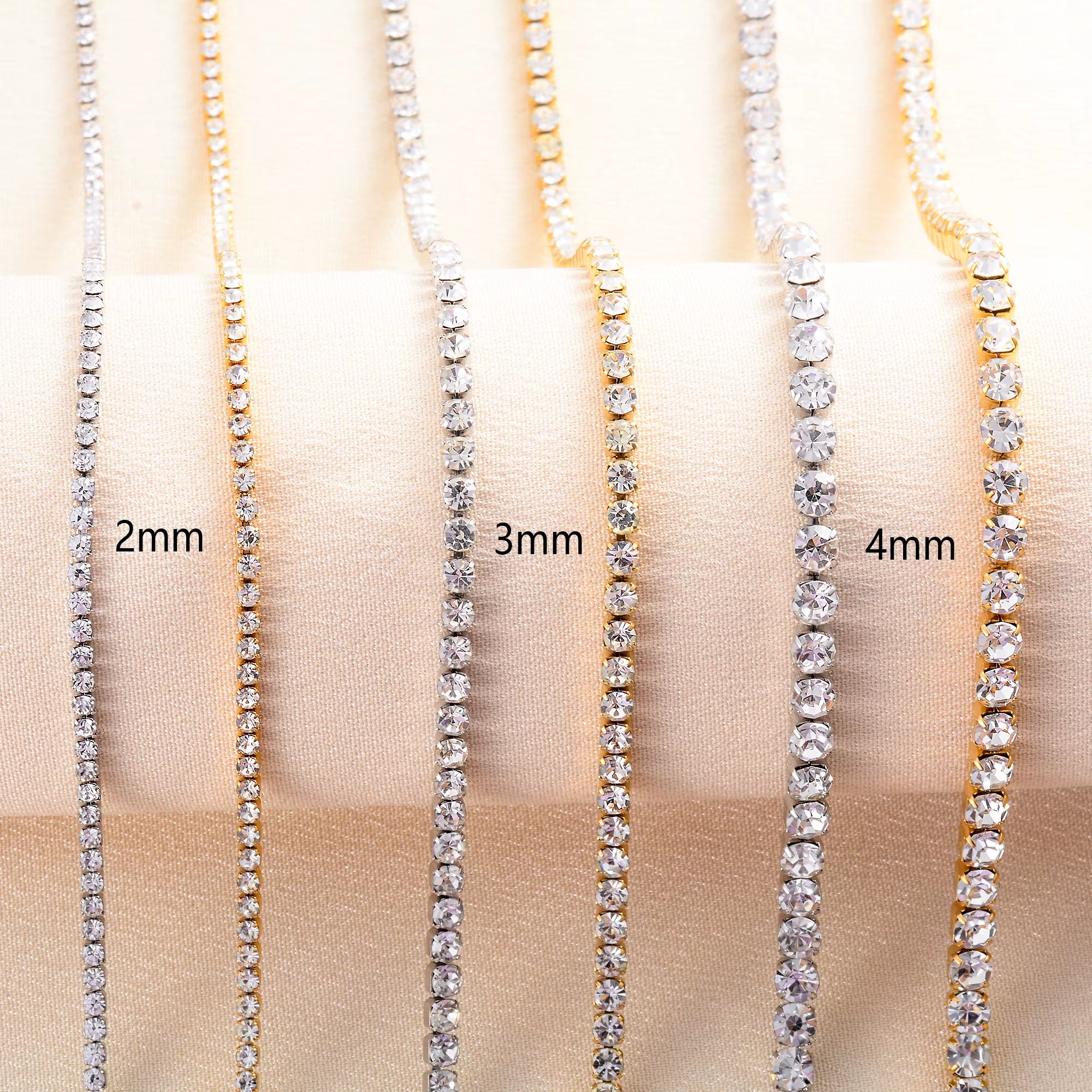 Celeste Crystal Tennis Chain Choker