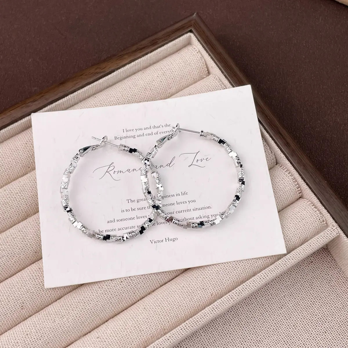Grand Gold Hoops — large 14K gold-plated hoop earrings