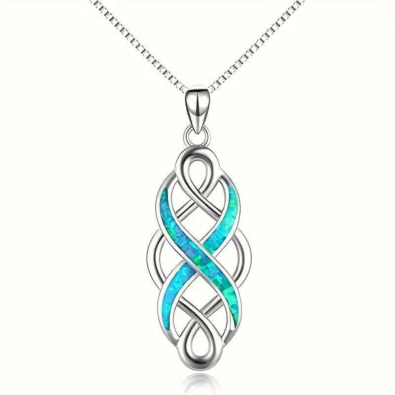 Celtic Knot Pendant Necklace in Irish Design