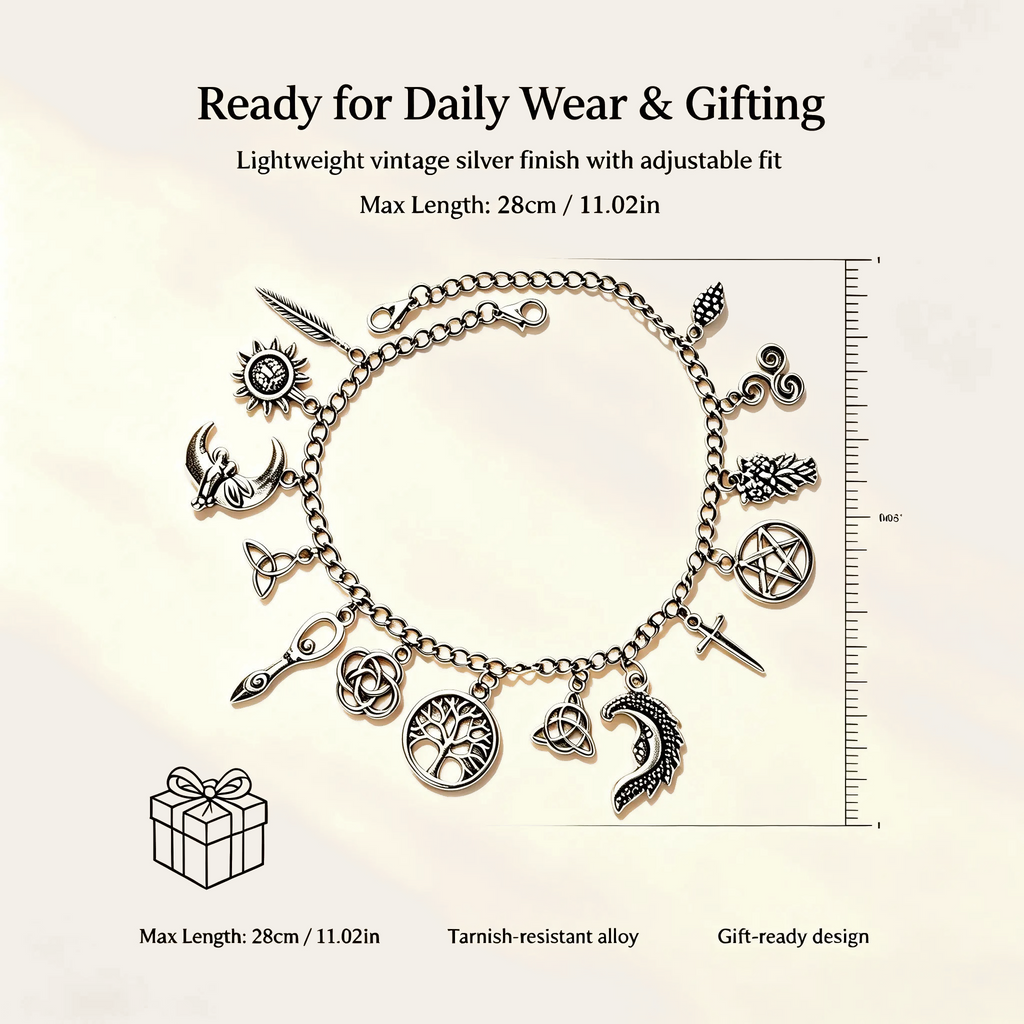 Moonlit Charm Wrap bracelet - view 4