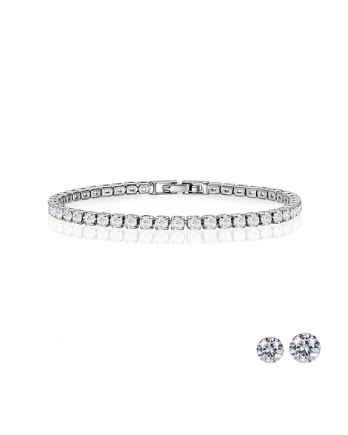 3ct Moissanite Tennis Bracelet