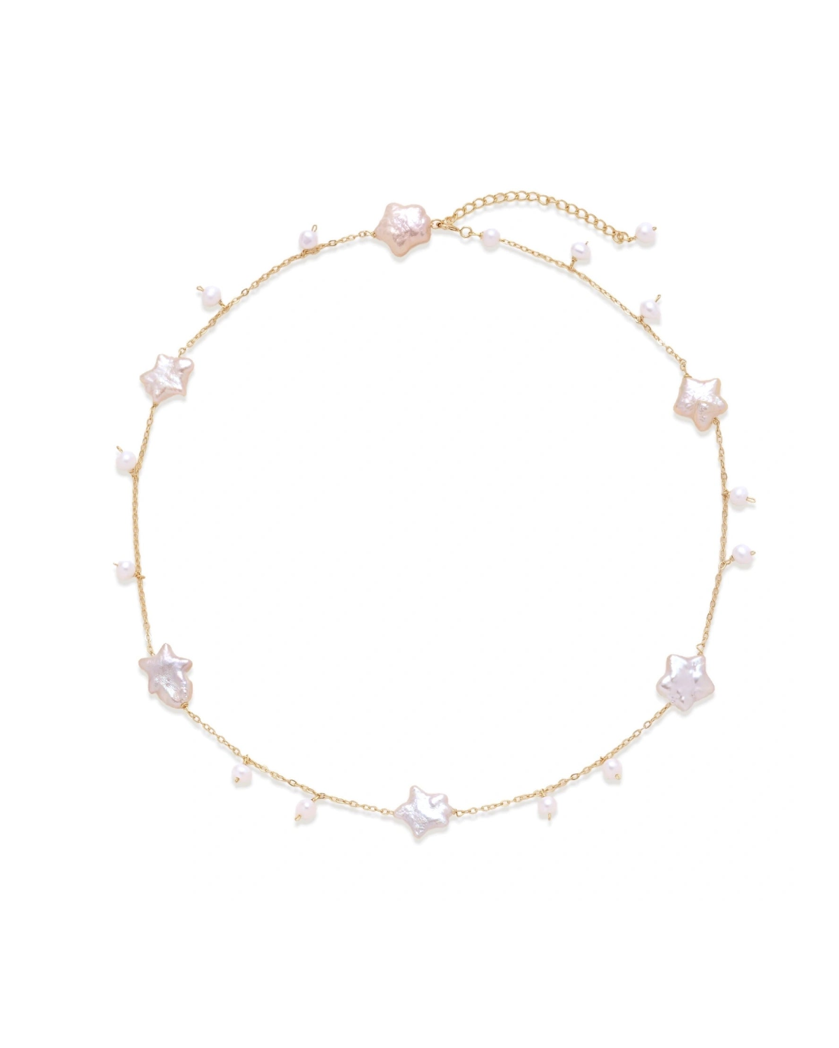 Celestial Pearl Stars Necklace