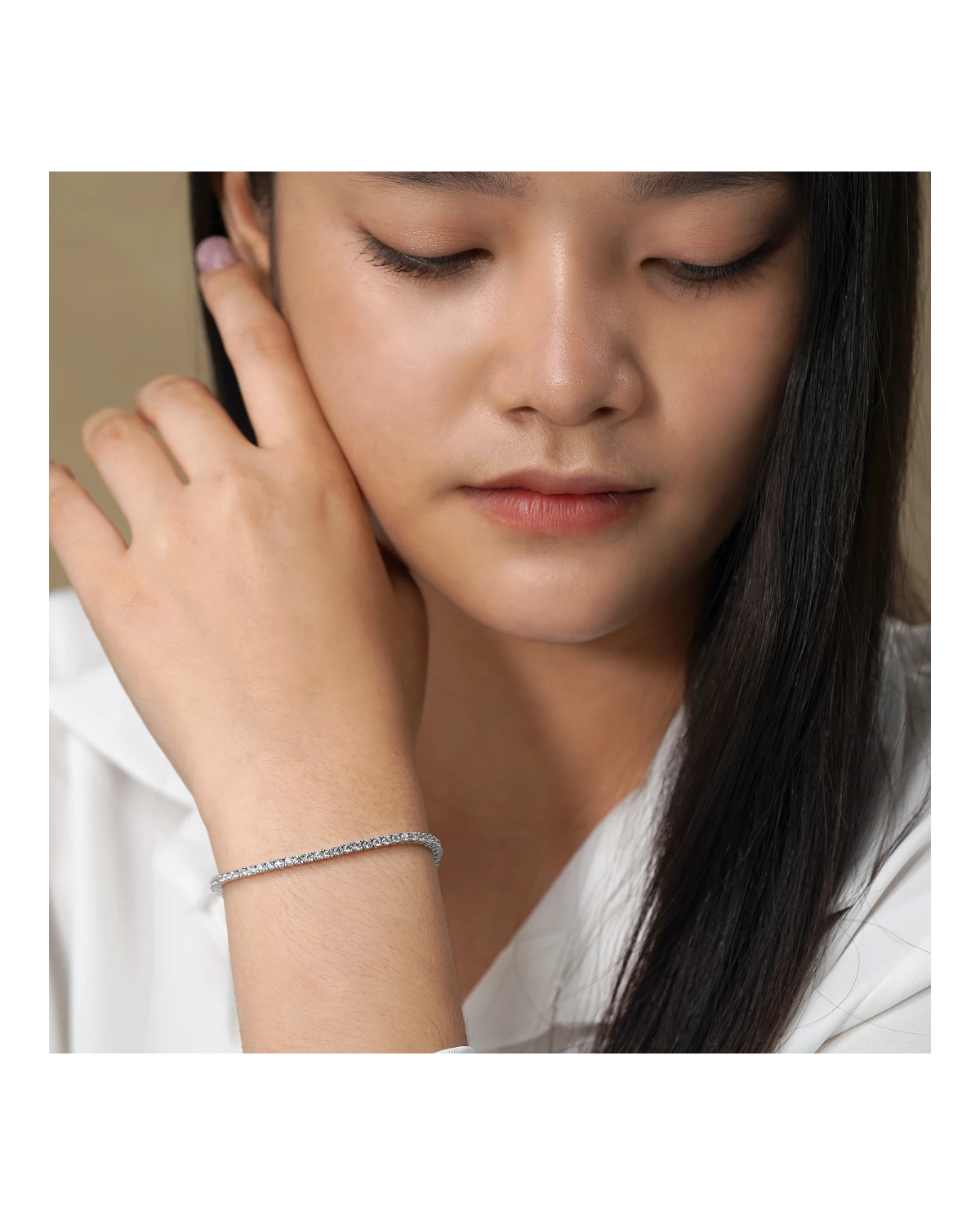 Éclat Moissanite Tennis Bracelet