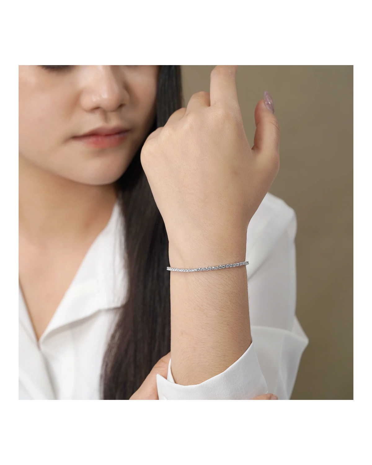 Éclat Moissanite Tennis Bracelet