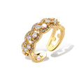 Celestial Star Cluster Ring – Gold-Plated