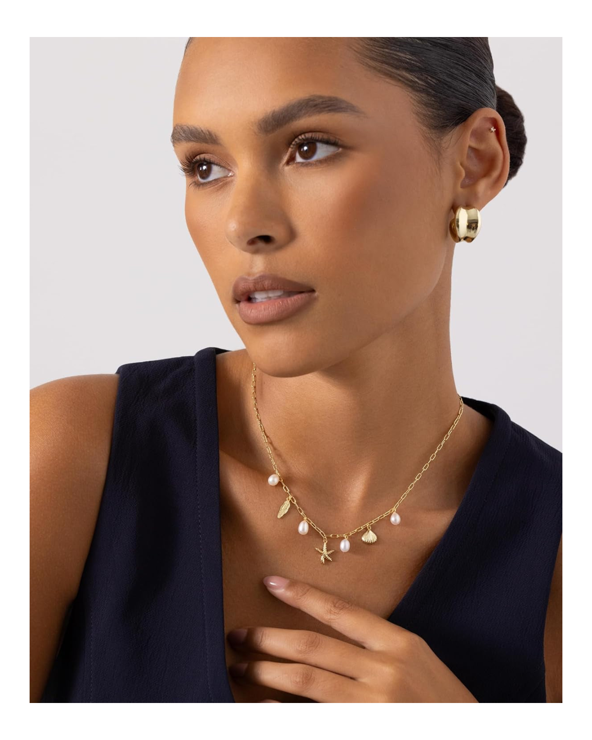 Marée Beach Charm Necklace