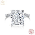 Lumière 8CT Moissanite Cluster Ring