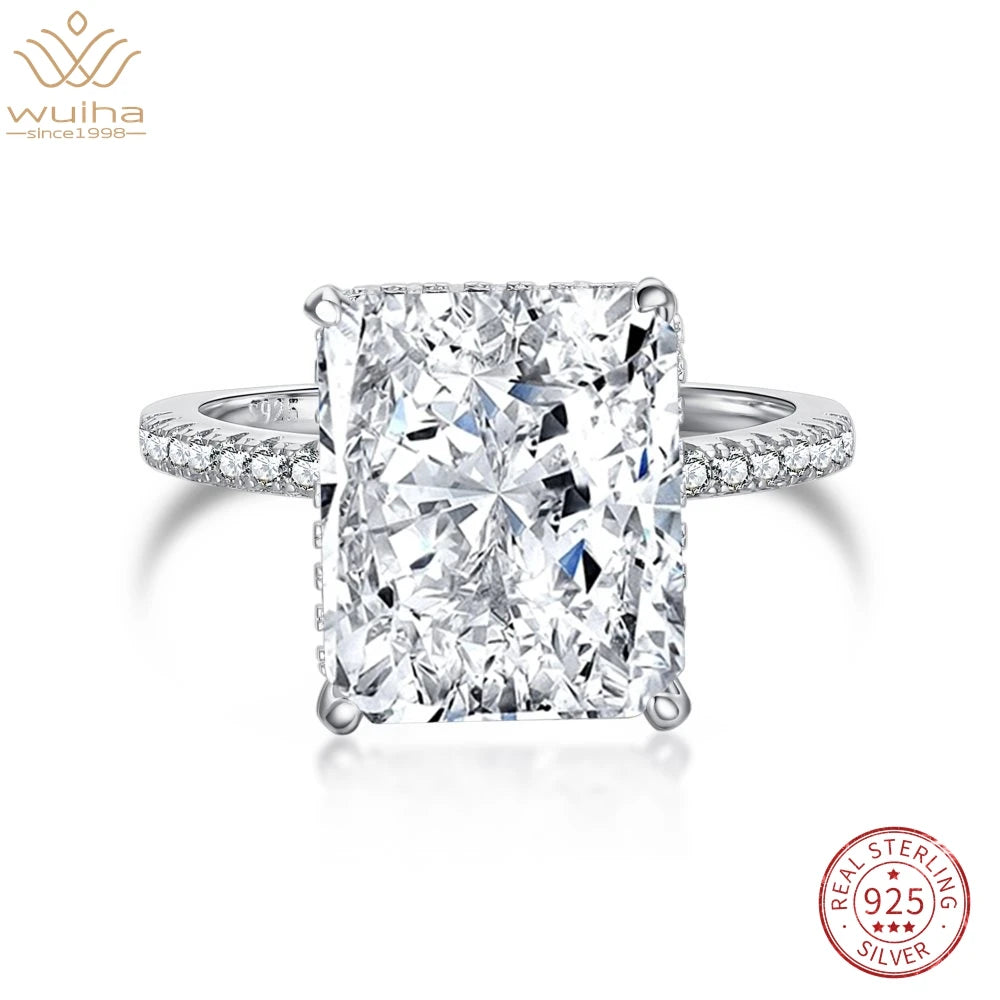 Lumière 8CT Moissanite Cluster Ring