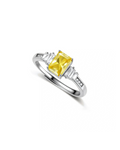 Sunset Sovereign Moissanite Ring