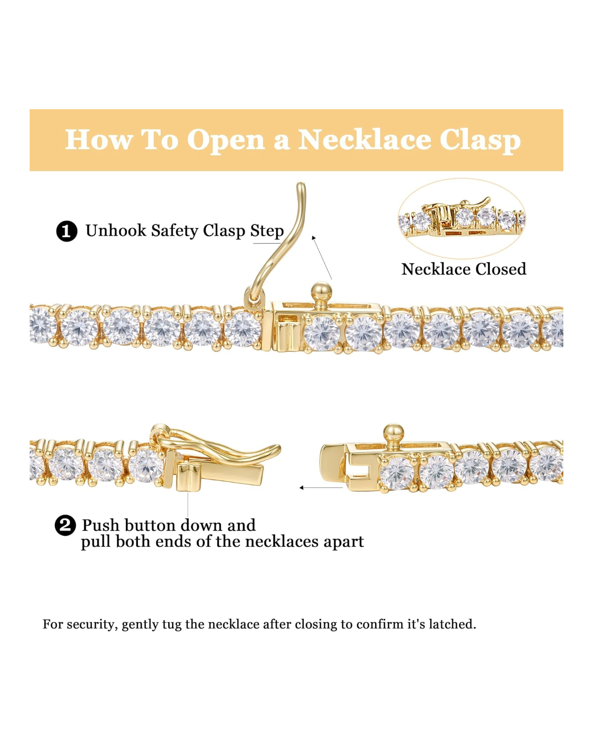 Aurora CZ Tennis Necklace