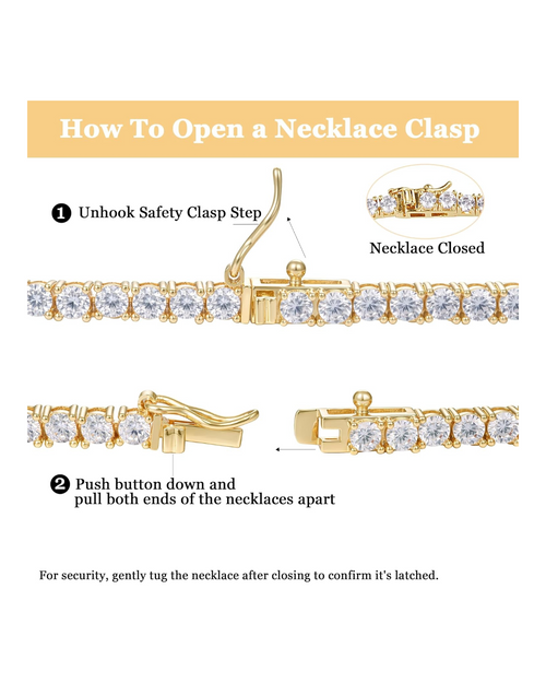 Aurora CZ Tennis Necklace