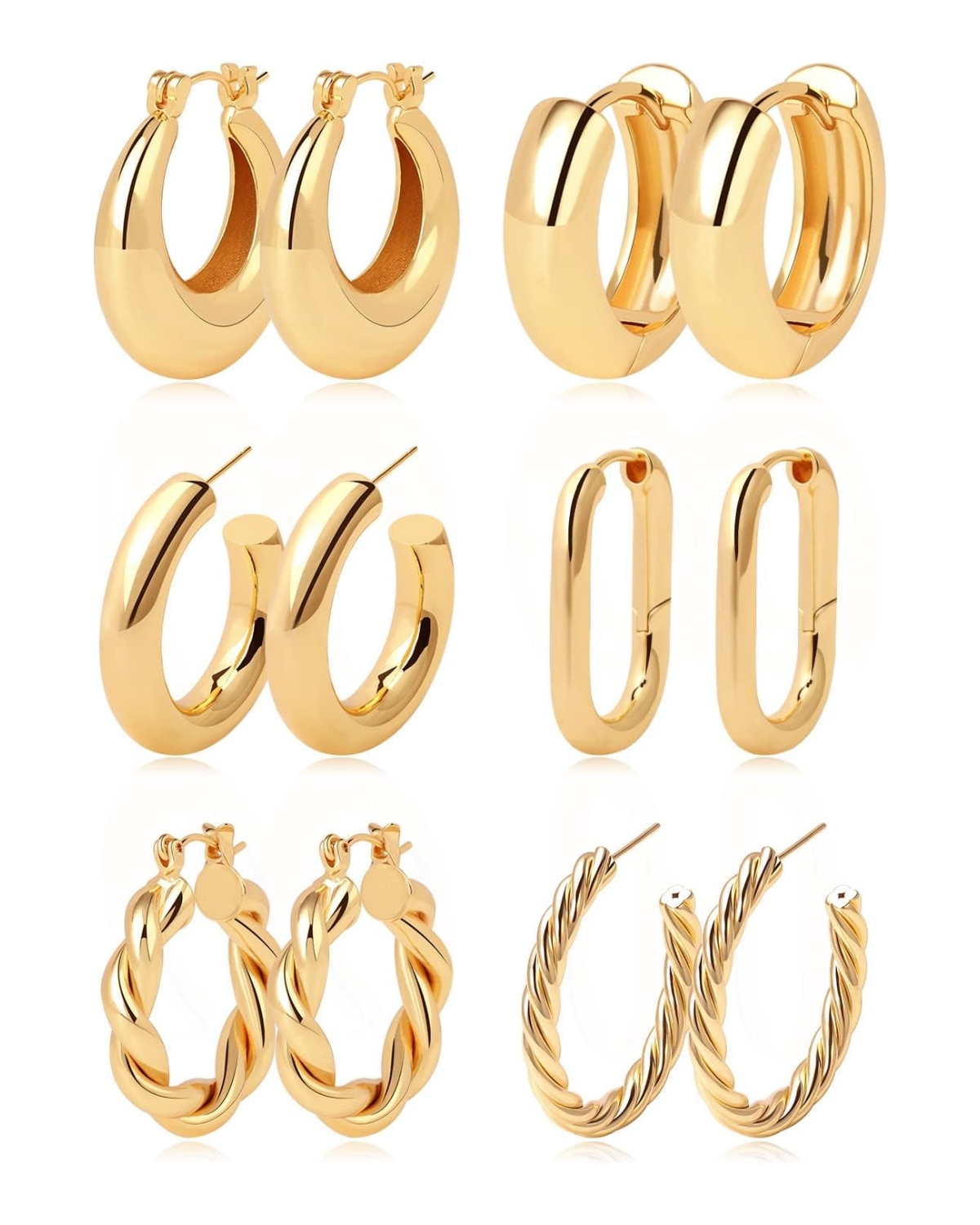 Everyday Huggie Hoop Set