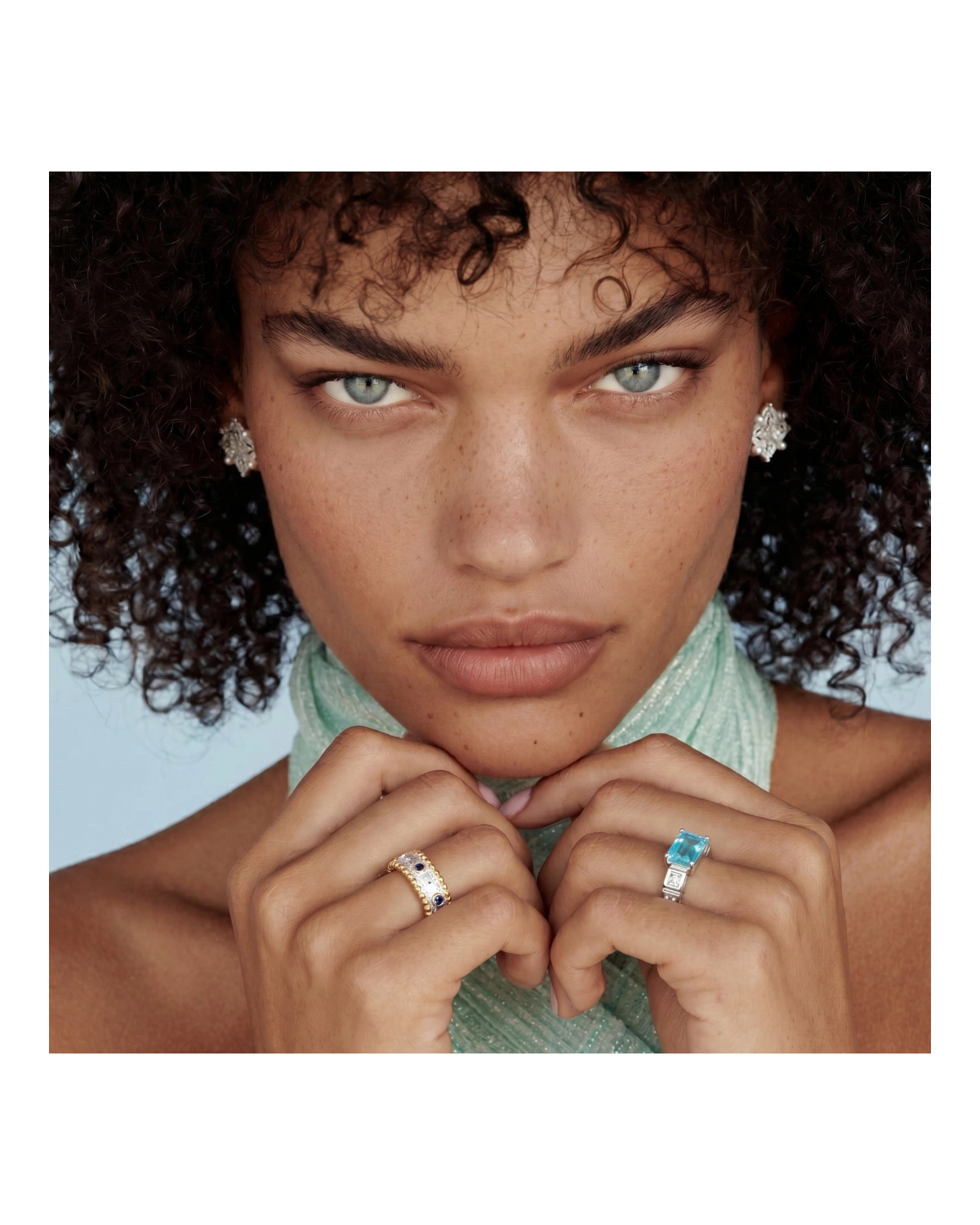 Azure Dreams Band Ring