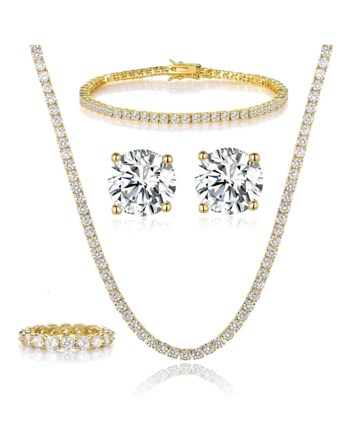 Lustre CZ Jewelry Set
