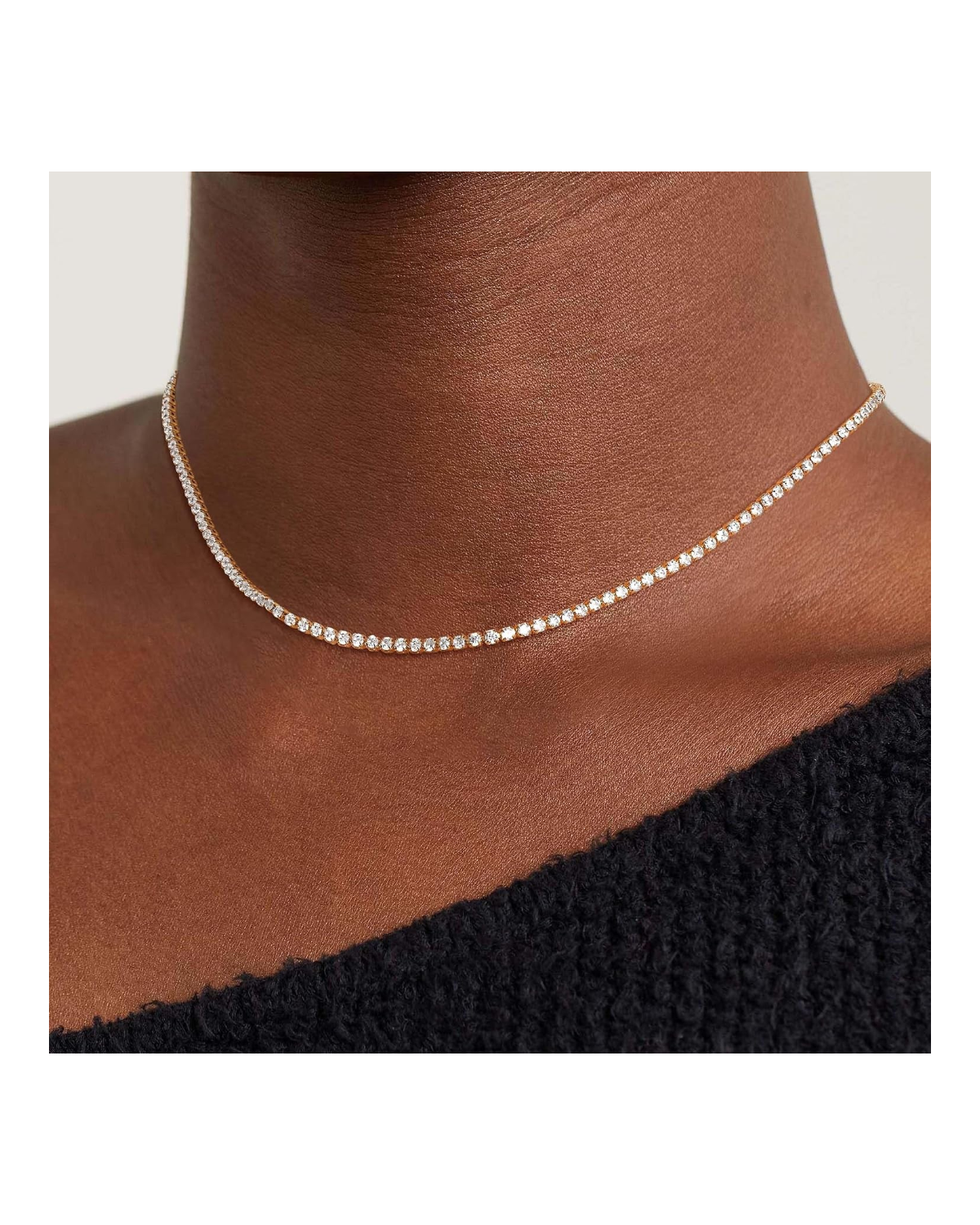 Étincelle CZ Tennis Choker