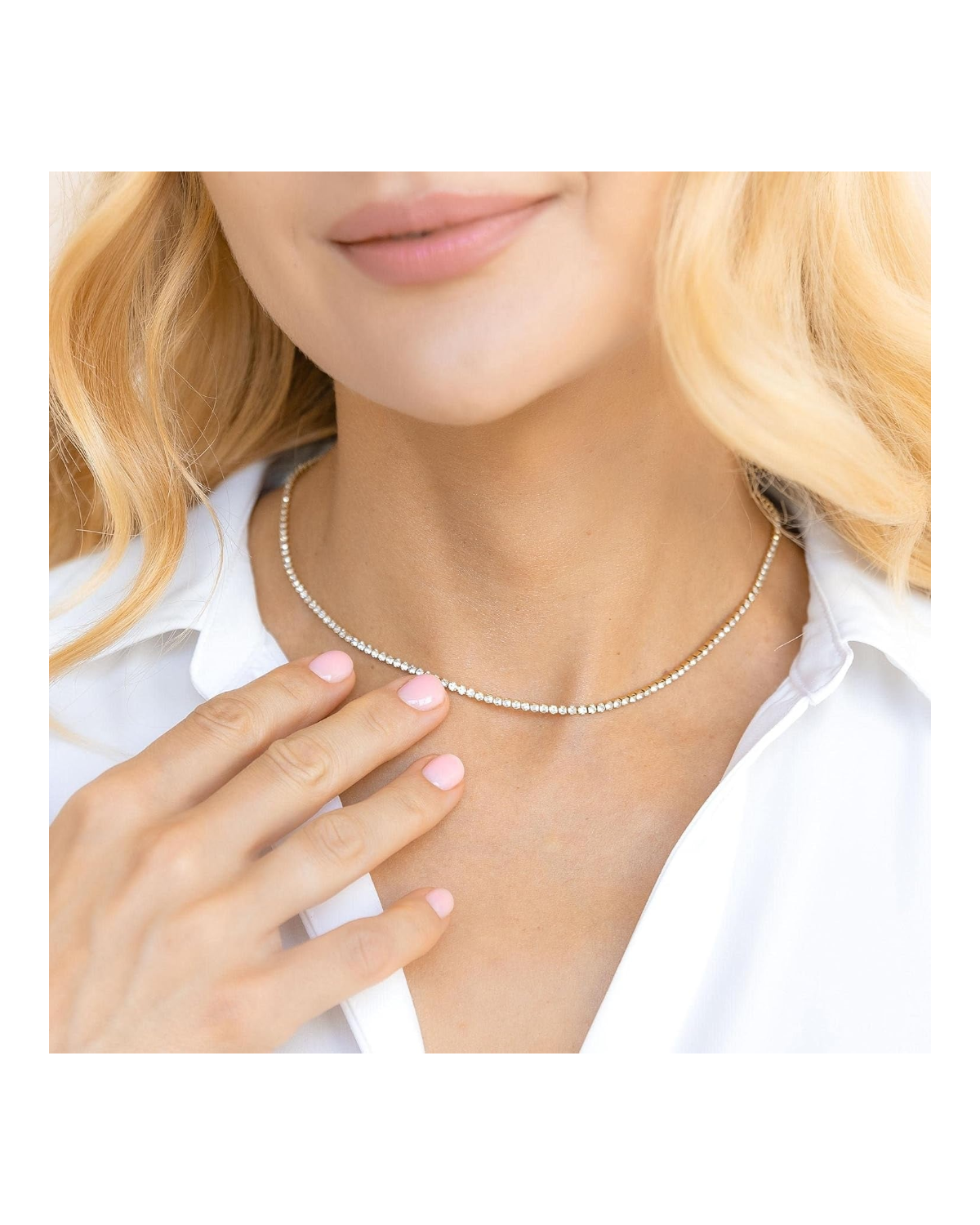 Étincelle CZ Tennis Choker