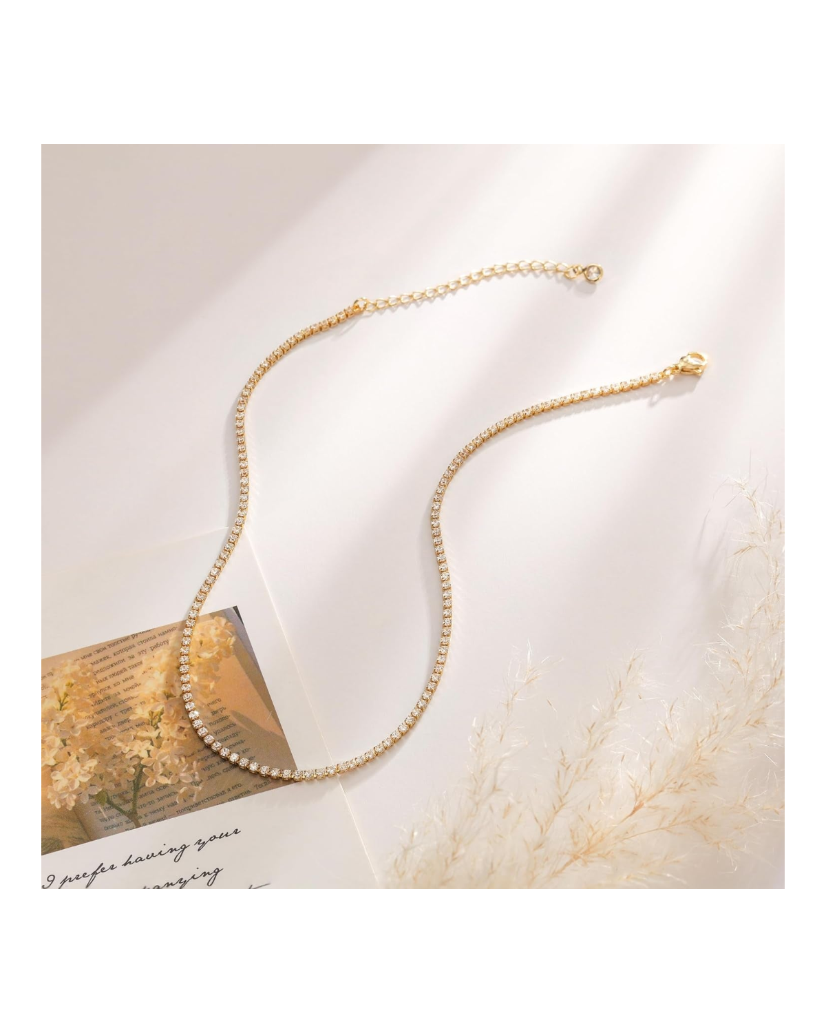 Étincelle CZ Tennis Choker