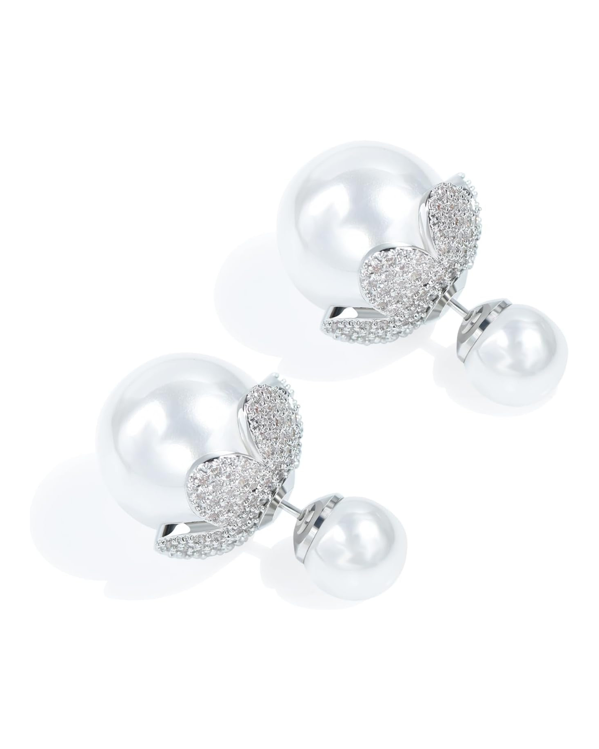 Solène Double-Sided Crystal Studs