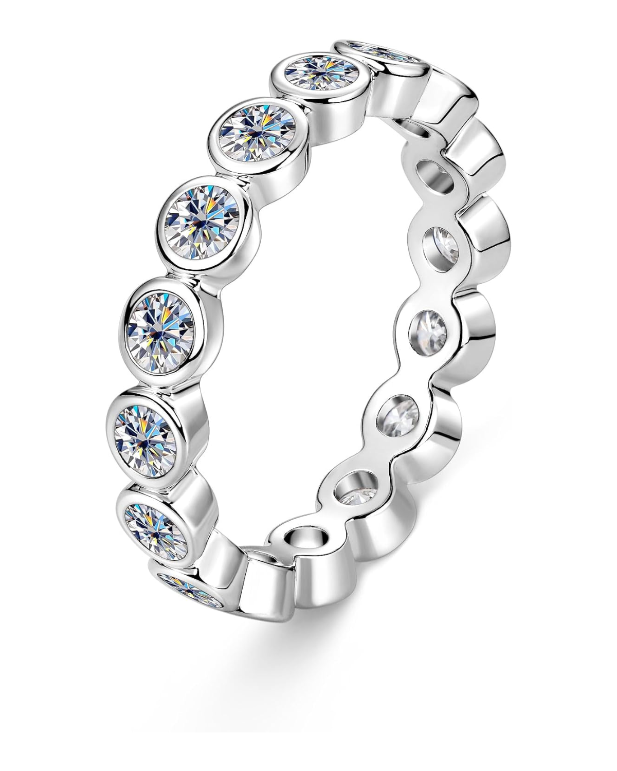 Aurelia Moissanite Eternity Ring