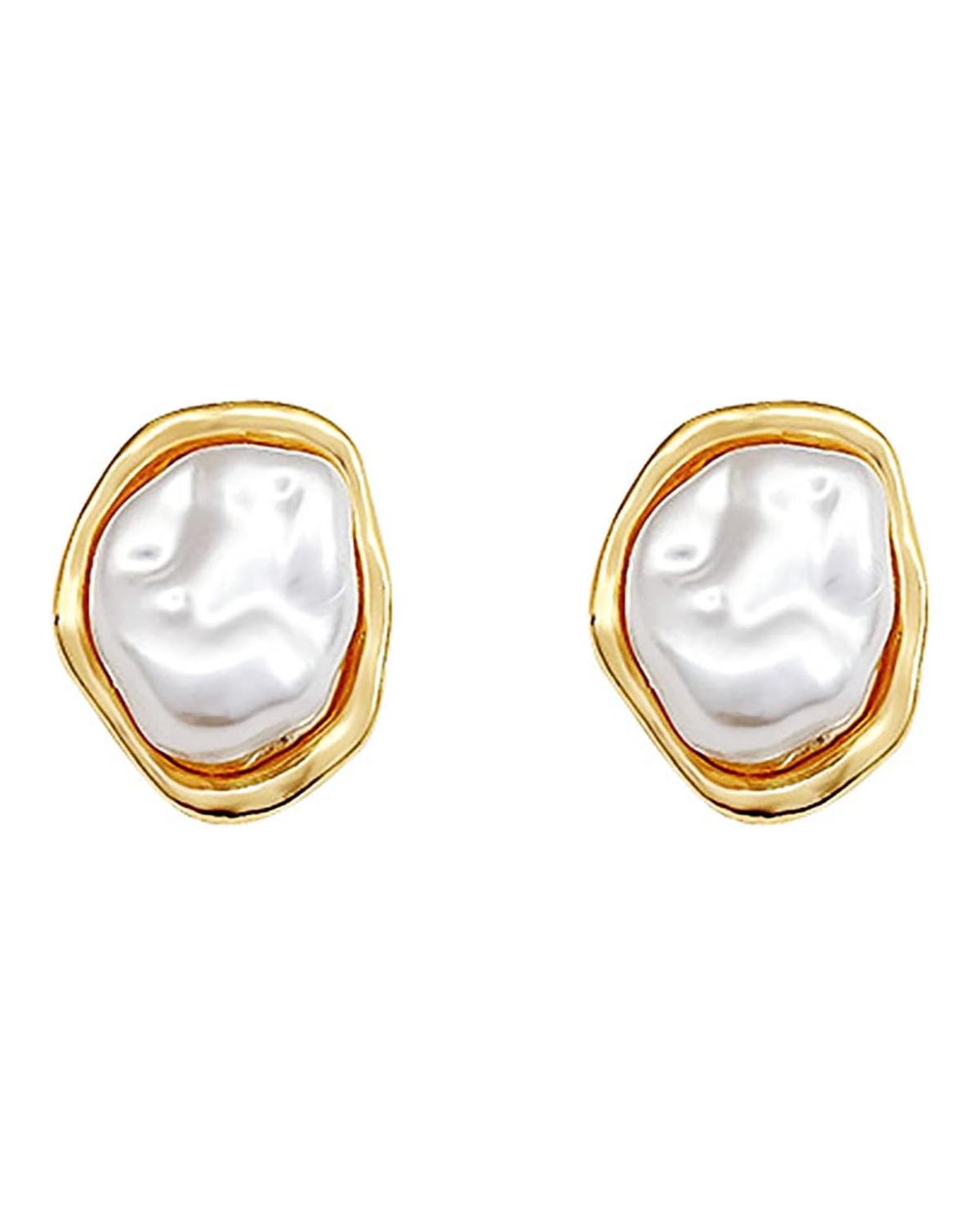 Baroque Pearl Statement Studs