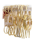 Torsade Twisted Hoop Set