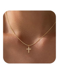 Grace Beaded Cross Necklace