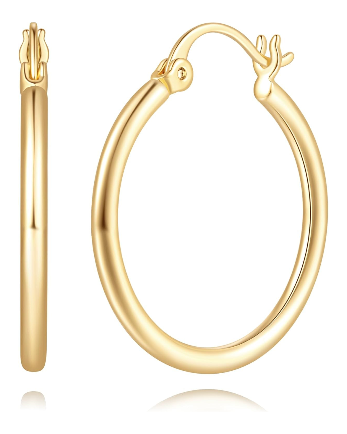 Margaux Classic Gold Hoops